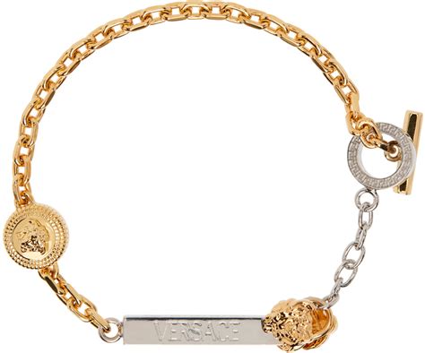 bracelet versace le prix en inoxydable|Versace .